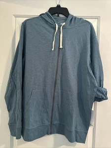 BRAND NEW: Women's Sonoma Goods For Life Size L Dusty Blue Hoodie NWT! - Picture 1 of 5