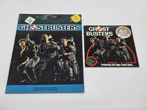 VTG 1984 Ghostbusters 6"x6" Kids Paperback Book '80s Stickers + Storybook Lot - Picture 1 of 7