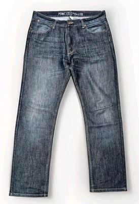 PD&C Paper Denim & Cloth Jeans Men's 34x32 Dark Wash Straight Leg - 2015 - Image 1 of 4