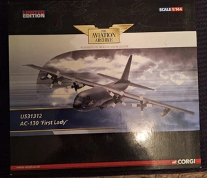 Corgi Aviation US31312 LOCKHEED HERCULES AC130 Gunship First Lady New In Box - Picture 1 of 8