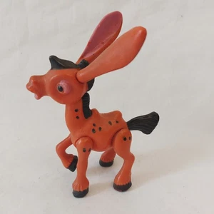 Figura de juguete muñeca burro celuloide soviético de colección rara de los años 1950/60 de la URSS - Imagen 1 de 14