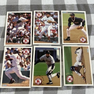 Lote de 6 tarjetas de béisbol Fleer 1994 Boston Red Sox - Imagen 1 de 7
