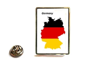 GERMANY GERMAN FLAG MAP LAPEL PIN BADGE TIE PIN GIFT - Picture 1 of 1