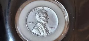 1943 U.S. Cent & 1944 2 Franc Raindow TONED Belgium Elevator Hoard Case w/COA - Picture 1 of 16