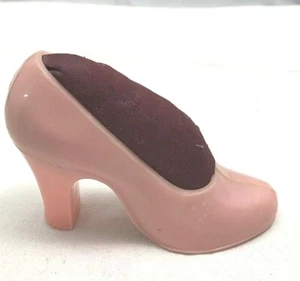 Pink Cinderella High Heel Pink Pin Cushion, 1950's - Picture 1 of 5