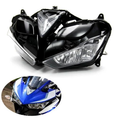 Headlight Headlamp Assembly For Yamaha YZF-R25 YZF R25 / YZF-R3 YZF R3 2013-2018 Foto 1 de 4