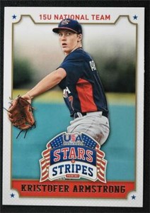 2015 USA Baseball Stars and Stripes #60 Kristofer Armstrong - NM-MT