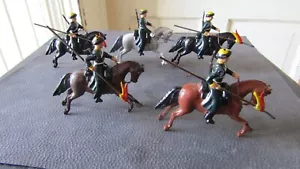Britains Mounted Cossack Cast Iron Toy Soldiers - Picture 1 of 13