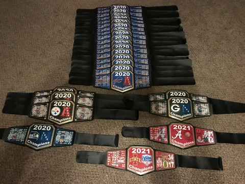 LEGACY ELITE LINE CHAMPIONSHIP BELTS: SERIES 1 & 2- NATIONAL FOOTBALL LEAGUE NFL Cover