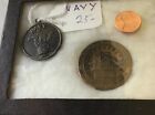 Lot Vintage Medals, Navy The Other Baltimore 175 Anniversary From 1972