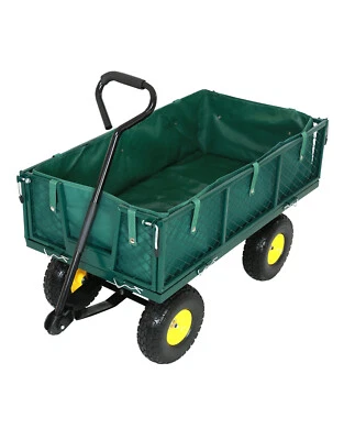 FROSAL Gartenwagen Transportwagen Phil 350 KG PU Räder - Bollerwagen - Handwagen