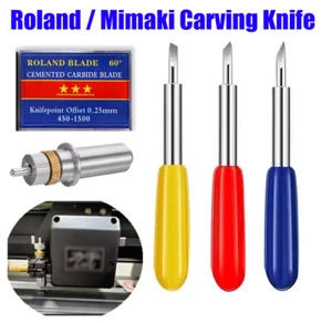 5 x Para Roland Mimaki 30°/45°/60° Plotter Cortador de Vinilo Hoja Cuchillo Hoja - Imagen 1 de 25