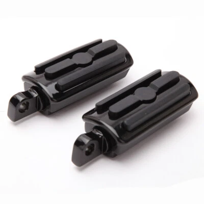 Reposapiés trasero delantero negro universal para Harley Davidson moto turismo Foto 1 de 4