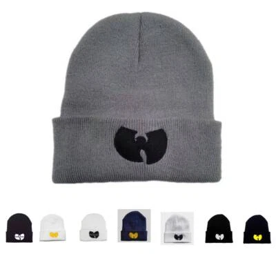 WU TANG CLAN Mens Women Winter Knitted Hats Warm Beanie HipHop Skullies Ski Cap - Image 1 of 4