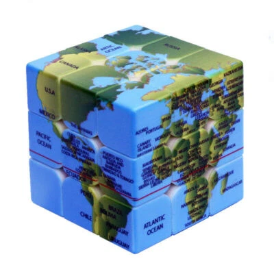 MARKENLOS Erde Earth Planet Zauberwürfel Cube Speed Magic Dreh Puzzle Cube 3D 3x3x3 Spiele
