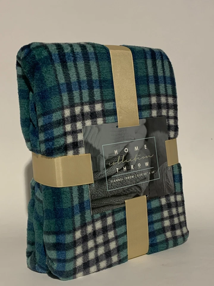 Sofá cama sofá cama de franela polar felpa súper suave 50" x 60" a cuadros nuevo Foto 1 de 1