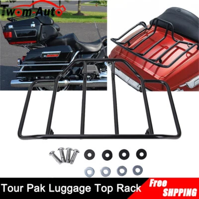 Luggage Top Rack For Harley Touring Road King Street Glide Road Glide 1984-2024 - Image 1 of 4
