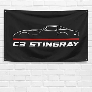 Bandera de regalo para Chevrolet Corvette C3 Stingray Car Enthusiast 3x5 ft - Imagen 1 de 1