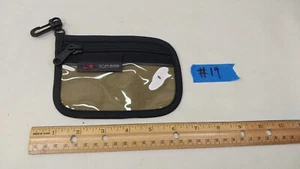 Mini bolsa organizadora transparente TOM BIHN RETIRADA NUEVA SIN ETIQUETAS BRONCEADA CODURA RARA #19 - Imagen 1 de 4