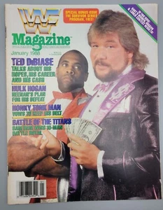 WWF Magazine January 1988 Million Dollar Man Ted DiBiase & Virgil WWE Wrestling - Picture 1 of 3