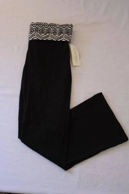 NUEVO Pantalones para Niñas XS 4-5 Negros Cintura Plegable Elastizados Informales Ropa Escolar Foto 1 de 3