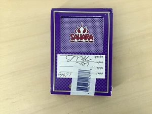 Sahara Playing Cards Las Vegas Hotel Casino Card Closed 2011 Blue Deck NV - Bild 1 von 4