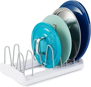 YouCopia StoreMore Adjustable Pot Lid Organizer, Standard, White - Picture 1 of 10