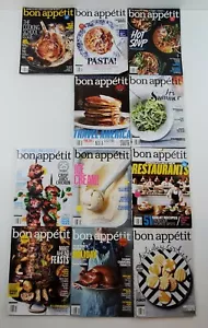 Bon Appetit Magazine Cooking Recipes 2013 Year Lot of 11 Missing April - Picture 1 of 6