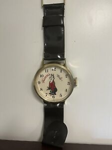 Vintage Hamm's Beer Bear Clock Display Watch