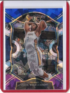 20/21 2020/21 Select azul blanco púrpura hielo agrietado #1 Zion Williamson Pelicans - Imagen 1 de 2