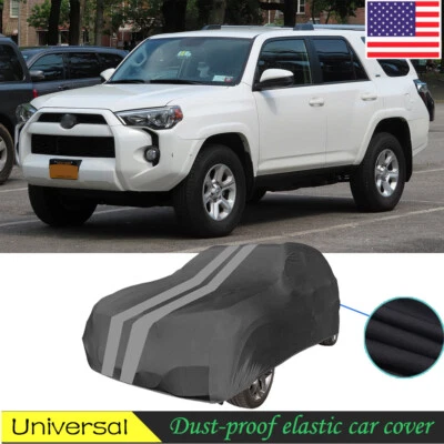 Black/Grey SUV Dust-proof elastic car cover indoor vehicle for SUBARU Ascent - Image 1 of 4