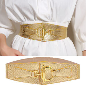 Elastic Wide Corset Belt Slim Waist Belt Stretch Girdle Cummerbunds DIY Luxury
