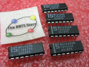 MC1489N Signetics Quad Line Empfänger IC Kunststoff - Neu aus altem Lagerbestand Menge 5 - Bild 1 von 1