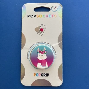 Holiday Popsockets PopGrip: Phone Holder & Stand - HOLI•LLAMA Christmas - Picture 1 of 5