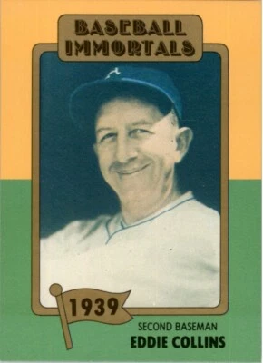 1980 SSPC HOF - 1ST PRINTING - #18 EDDIE COLLINS PHILADELPHIA ATHLETICS - Image 1 of 2