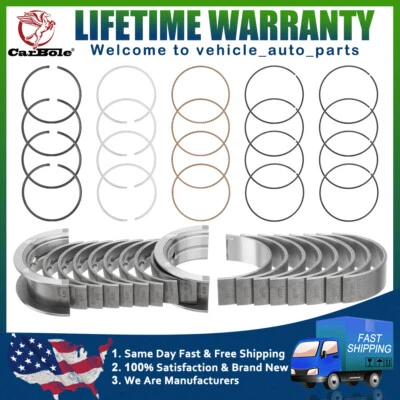Juego de anillos de pistón STD y kit de cojinetes para Chevrolet Cruze LUJ LUV 1,4 L Turbo 2011-15 Foto 1 de 4