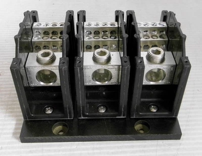 Bussmann PDB370-3 Power Distribution Block 3P 310A CU-250A AI 600V - Image 1 of 4