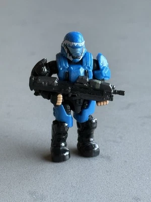 HALO Mega Bloks UNSC BLUE SHARK PADPRINT ODST METALLIC SERIES MINI FIGURE 97354 - Image 1 of 4