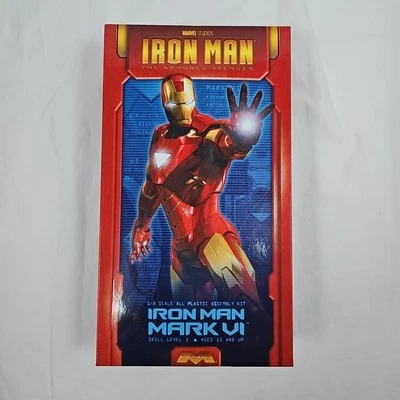 Iron Man Mark VI Armored Avenger 1/8 Model Kit Moebius Models Marvel Studios NEW - Image 1 of 4