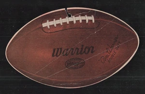 Vintage 1910s Pop Warner Branded JC Higgins Warrior Football Tag Incredibly Rare - Picture 1 of 2