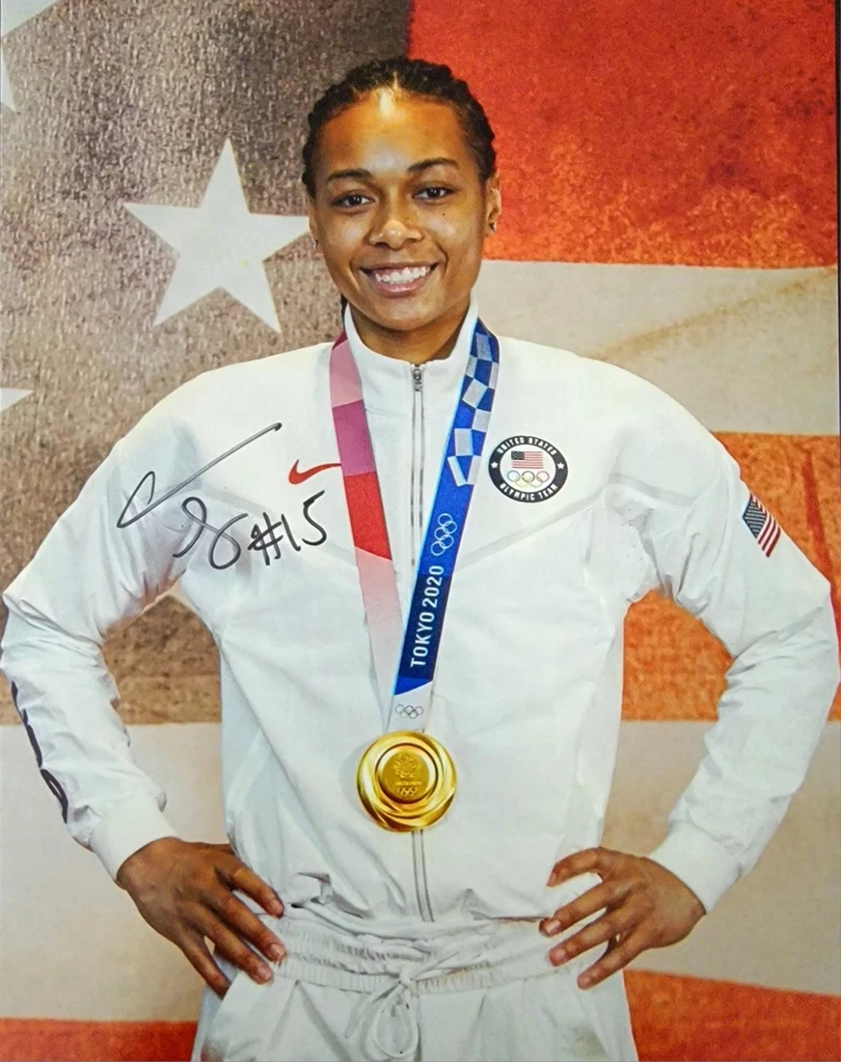 ALLISHA GRAY Signed 8.5 x 11 Photo WNBA Basketball DALLAS WINGS South Carolina - Image 1 of 1