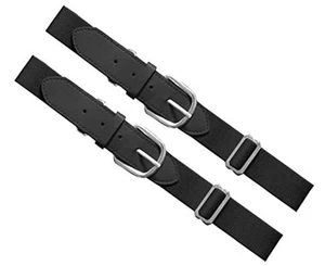 Baseball/Softball Gürtel 2 Packungen - verstellbare Größe Uniformgürtel für Männer Kind schwarz - Bild 1 von 8