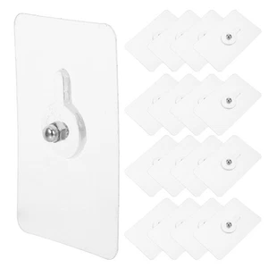 20 Pcs College Apartment Essentials Adhesive Hooks Heavy Duty Wall - Picture 1 of 12