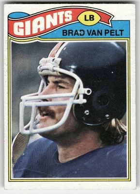 1977 Topps Brad Van Pelt #175 New York Giants - Image 1 of 2