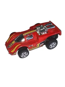 Coche de fricción Hot Wheels 1/64 X-V Racers Ultimator 1985 vintage rojo STP #3 HK - Imagen 1 de 4