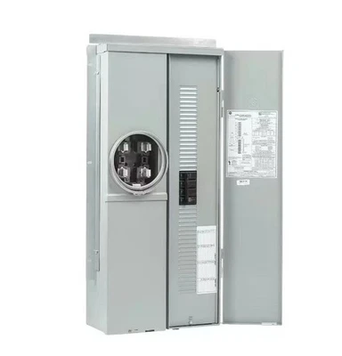 GE PowerMark Gold 200A Outdoor Combination Load Center TSM2020CFCUP Solar Ready - Image 1 of 3