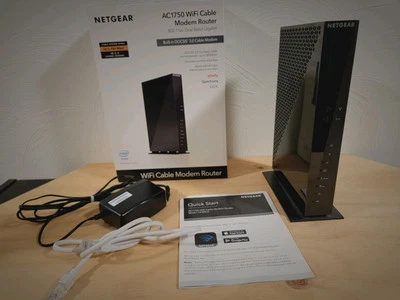 NETGEAR AC1750 WiFi Cable Modem Router Model C6300 - Image 1 of 4