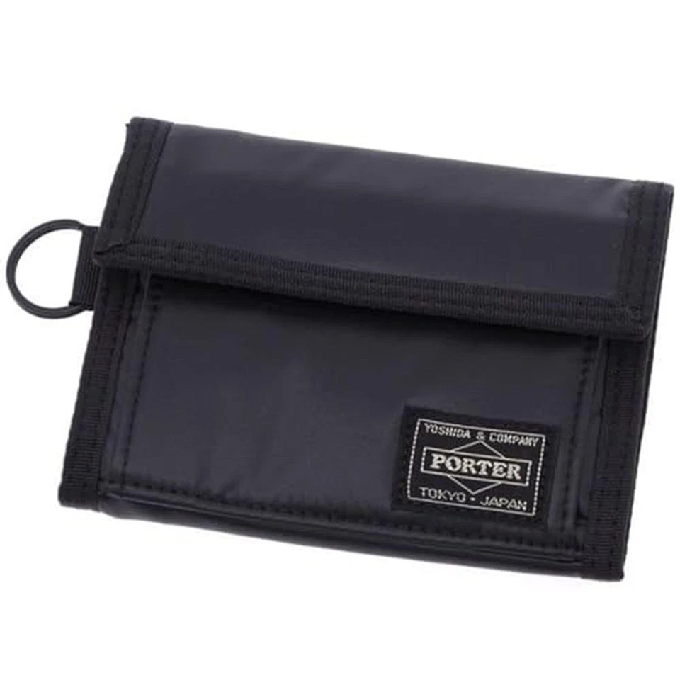 Porter Yoshida Bag 555-06440 Tri Fold Wallet Capsule Gray Japan
