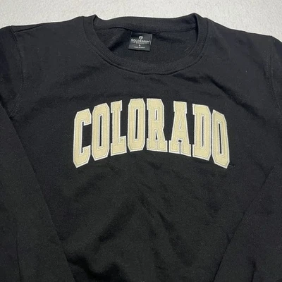 Colorado Buffaloes Pullover Sweatshirt Embroidered Women’s Large Colosseum NWOT - Image 1 of 4