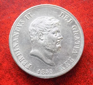 120 Grana 1855 Regno delle due Sicilie Ferdinando II (K - Bild 1 von 5